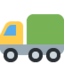 ARTICULATED LORRY emoji in Twitter's design style - Unicode 1F69B