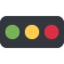 HORIZONTAL TRAFFIC LIGHT emoji in Twitter's design style - Unicode 1F6A5