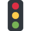 VERTICAL TRAFFIC LIGHT emoji in Twitter's design style - Unicode 1F6A6