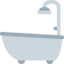 BATHTUB emoji in Twitter's design style - Unicode 1F6C1