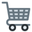 SHOPPING TROLLEY emoji in Twitter's design style - Unicode 1F6D2