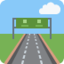 MOTORWAY emoji in Twitter's design style - Unicode 1F6E3-FE0F