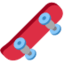 SKATEBOARD emoji in Twitter's design style - Unicode 1F6F9