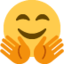 HUGGING FACE emoji in Twitter's design style - Unicode 1F917