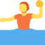 WATER POLO emoji in Twitter's design style - Unicode 1F93D