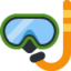 DIVING MASK emoji in Twitter's design style - Unicode 1F93F