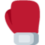 BOXING GLOVE emoji in Twitter's design style - Unicode 1F94A