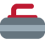 CURLING STONE emoji in Twitter's design style - Unicode 1F94C