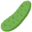 CUCUMBER emoji in Twitter's design style - Unicode 1F952