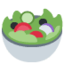 GREEN SALAD emoji in Twitter's design style - Unicode 1F957