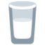 GLASS OF MILK emoji in Twitter's design style - Unicode 1F95B