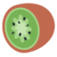 KIWIFRUIT emoji in Twitter's design style - Unicode 1F95D