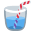 CUP WITH STRAW emoji in Twitter's design style - Unicode 1F964