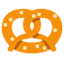 PRETZEL emoji in Twitter's design style - Unicode 1F968