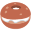 BAGEL emoji in Twitter's design style - Unicode 1F96F