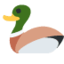 DUCK emoji in Twitter's design style - Unicode 1F986