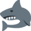 SHARK emoji in Twitter's design style - Unicode 1F988