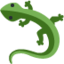 LIZARD emoji in Twitter's design style - Unicode 1F98E