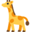 GIRAFFE FACE emoji in Twitter's design style - Unicode 1F992