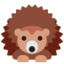 HEDGEHOG emoji in Twitter's design style - Unicode 1F994