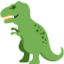 T-REX emoji in Twitter's design style - Unicode 1F996