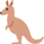 KANGAROO emoji in Twitter's design style - Unicode 1F998