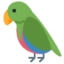 PARROT emoji in Twitter's design style - Unicode 1F99C