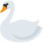 SWAN emoji in Twitter's design style - Unicode 1F9A2