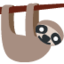 SLOTH emoji in Twitter's design style - Unicode 1F9A5