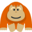 ORANGUTAN emoji in Twitter's design style - Unicode 1F9A7