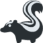 SKUNK emoji in Twitter's design style - Unicode 1F9A8