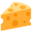 CHEESE WEDGE emoji in Twitter's design style - Unicode 1F9C0