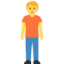 STANDING PERSON emoji in Twitter's design style - Unicode 1F9CD