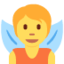 FAIRY emoji in Twitter's design style - Unicode 1F9DA