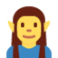 MAN ELF emoji in Twitter's design style - Unicode 1F9DD-200D-2642-FE0F