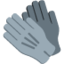 GLOVES emoji in Twitter's design style - Unicode 1F9E4