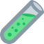 TEST TUBE emoji in Twitter's design style - Unicode 1F9EA