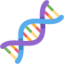 DNA DOUBLE HELIX emoji in Twitter's design style - Unicode 1F9EC