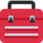 TOOLBOX emoji in Twitter's design style - Unicode 1F9F0