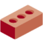 BRICK emoji in Twitter's design style - Unicode 1F9F1