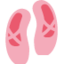 BALLET SHOES emoji in Twitter's design style - Unicode 1FA70