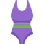 ONE-PIECE SWIMSUIT emoji in Twitter's design style - Unicode 1FA71