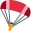 PARACHUTE emoji in Twitter's design style - Unicode 1FA82