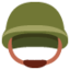 MILITARY HELMET emoji in Twitter's design style - Unicode 1FA96