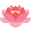 LOTUS emoji in Twitter's design style - Unicode 1FAB7