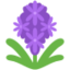 HYACINTH emoji in Twitter's design style - Unicode 1FABB