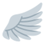 WING emoji in Twitter's design style - Unicode 1FABD