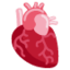 ANATOMICAL HEART emoji in Twitter's design style - Unicode 1FAC0