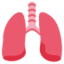 LUNGS emoji in Twitter's design style - Unicode 1FAC1