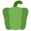 BELL PEPPER emoji in Twitter's design style - Unicode 1FAD1